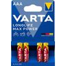 Varta Pilhas Max Power 4703 (AAA) LR3 X4