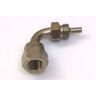 ALLEGRI Conector , movevel, tipo JIC (3/8 polegadasx24 rosca interna), 90 graus