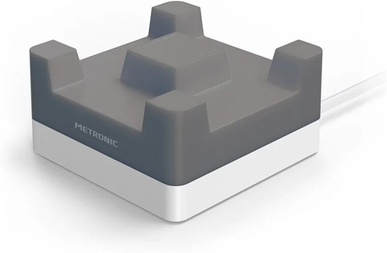 Metronic estación de carga 4x usb gris/blanco