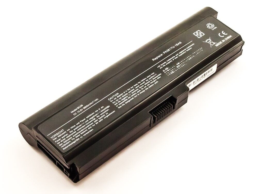 Default Bateria Compatível Pa3816u-1bas, Pa3816u-1brs, Pa3817u-1bas, Etc Toshiba (6600mah)
