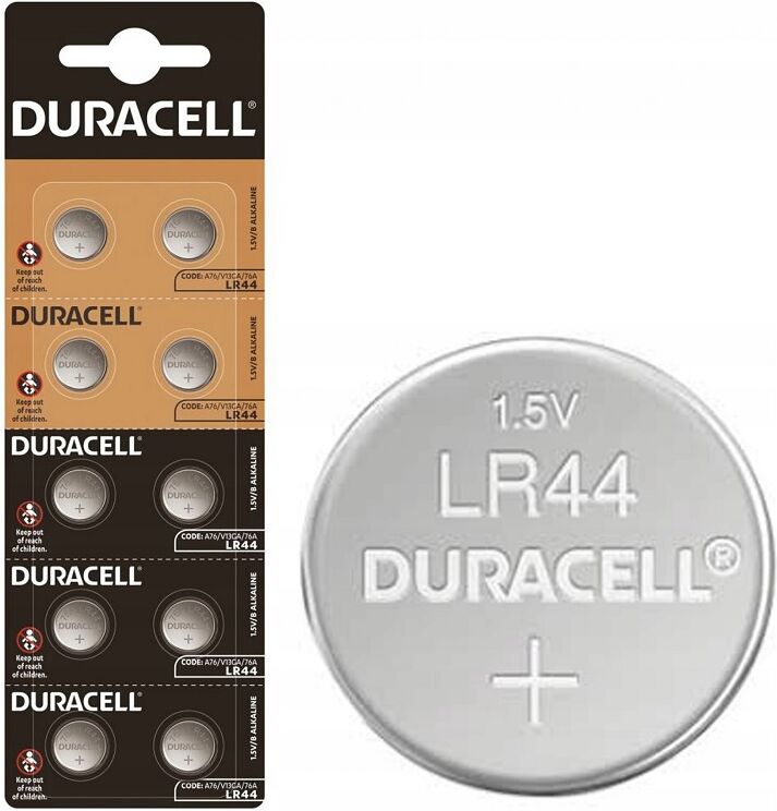 Duracell Pilha Alcalina 1,5v (lr44, Ag13, L1154, 157, V13ga, Rw82, A76) - Duracell