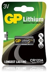 Gp Pilha Lithium Cr123a 3v - Gp