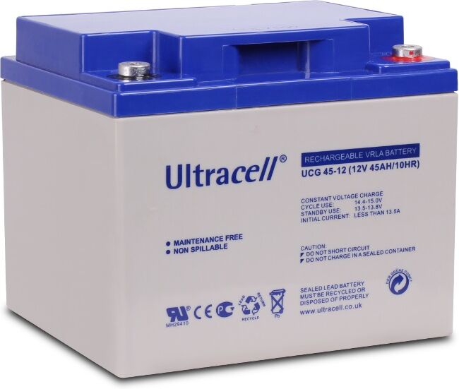 Ultracell Bateria De Gel 12v 45ah (197 X 165 X 170 Mm) - Ultracell