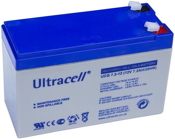 Ultracell Bateria Gel 12v 7,2ah (150 X 63 X 95 Mm) - Ultracell