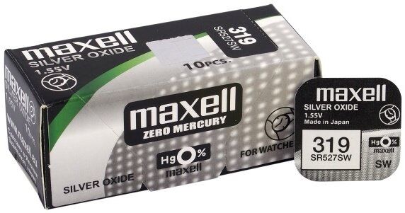 Maxell Pilha V319/sr527sw 1,5v - Maxell