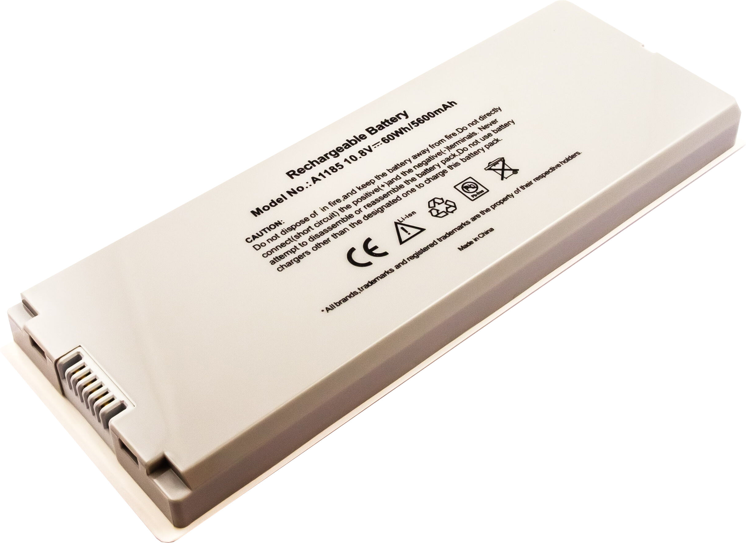 Default Bateria P/ Portátil Compatível Apple 5600mah Macbook 13" A1185 Ma561