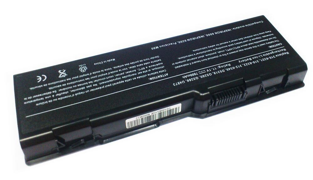 Default Bateria P/ Portátil Compatível Dell 7800mah Inspiron 6000 9200 9300 9400 M1710