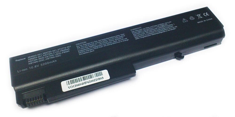 Default Bateria P/ Portátil Compatível Hp 5200mah Compaq 6510b, Nc6105 Nc6200 Nx5100