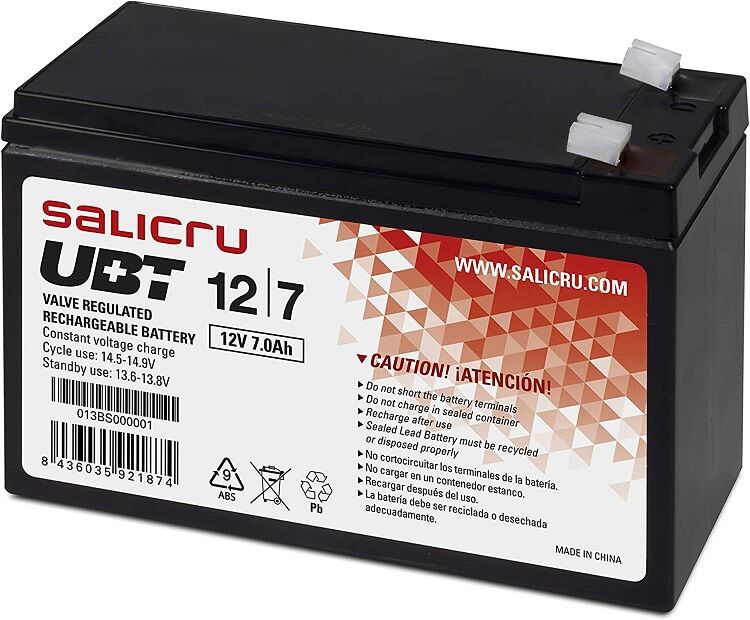 Salicru Bateria Chumbo 12v 7ah (vrla) - Salicru