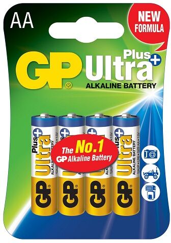 Gp Blister 4 Pilhas Alcalinas Lr6 Aa (ultra Plus+) - Gp