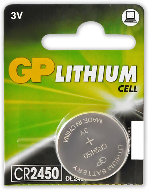 Gp Pilha Lithium 3v Cr2450 - Gp