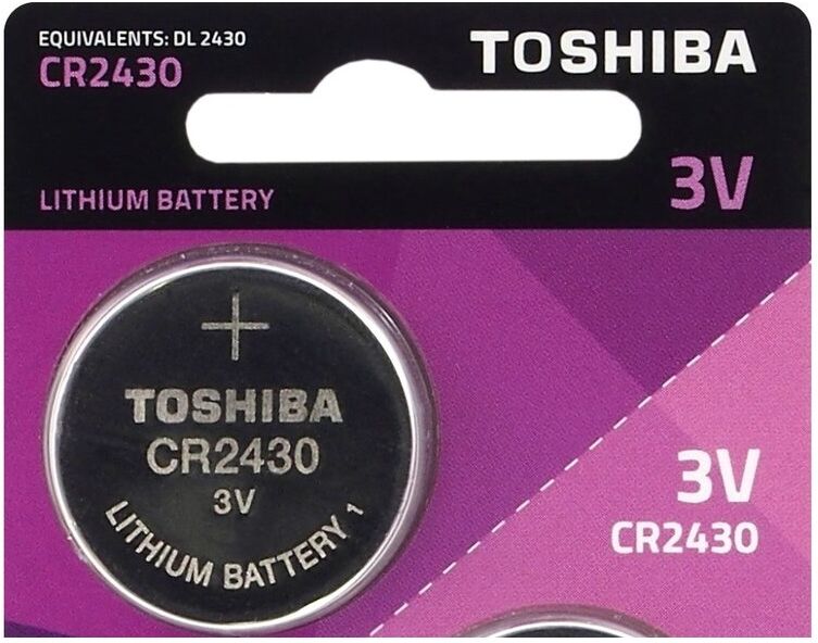 Toshiba Pilha Lithium 3v Cr2430 - Toshiba