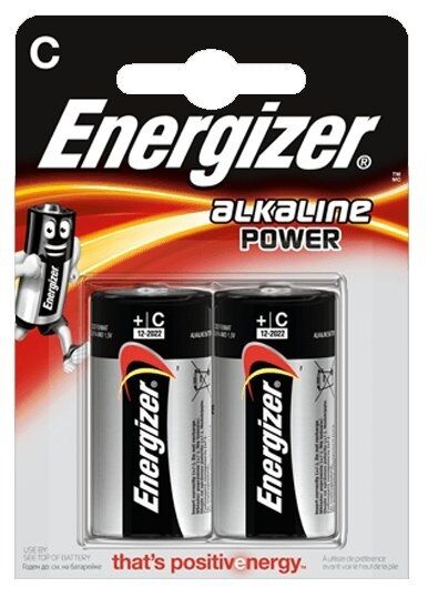 Energizer Blister 2 Pilhas Alcalinas 1,5v C / Lr14 - Energizer