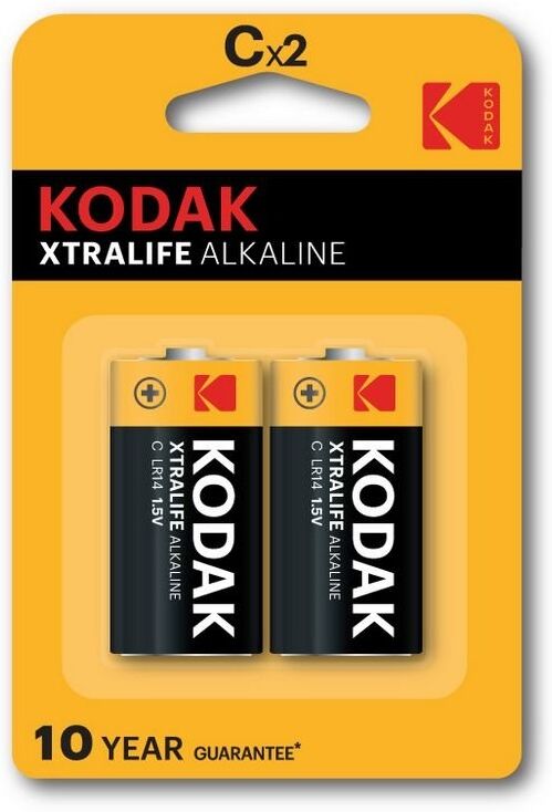 Kodak Blister 2 Pilhas Alcalinas C Lr14 - Kodak