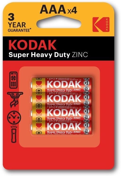 Kodak Blister 4x Pilhas R3 / Aaa - Kodak