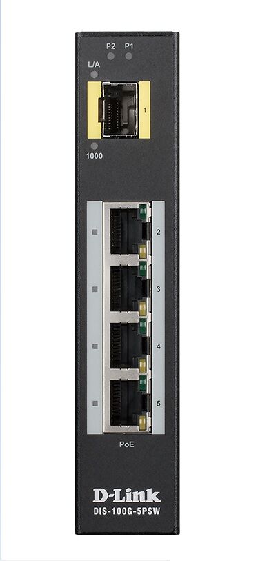 D-link Switch De Rede Não-gerido L2 Gigabit Ethernet 1000mbit/s Poe Preto - D-link