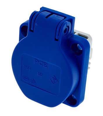 PCE Mounting Power Socket Blue