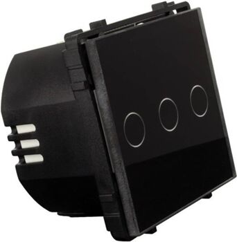 Ledkia Interruptor Tátil Triplo (220-240V - Remoto)