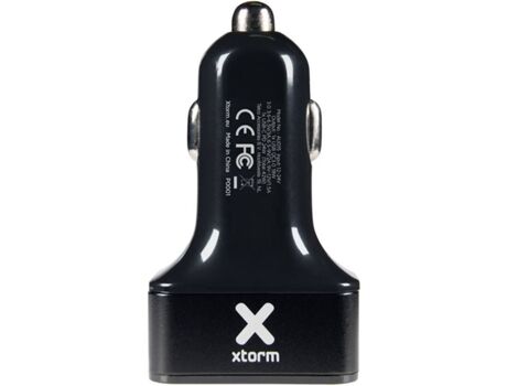 Xtorm Adaptador Auto AU013 (3 USB - Preto)