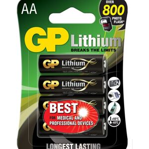 GP Batteries GP AA Litiumbatteri 1.5V, 15LF FR6 4-pack