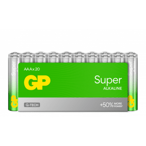 GP Batteries Super Alkaline AAA-batteri 24A / LR03 20-pack