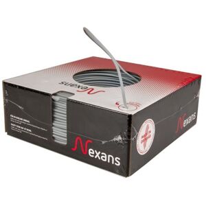 Nexans Fq Easy Installationskabel H07z1-R, 450/750 V 1x2,5 Mm², Grå, Anslutningsdon & Kablar