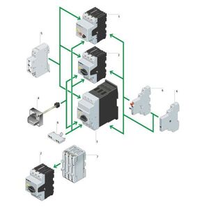 Eaton Pkzm0-10 Motorskyddsbrytare 6.3-10a, Elfördelning & Strömförsörjning