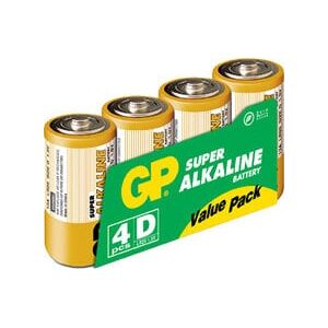 GP Batterier Batteri 13A-S4 LR20, 4-pack