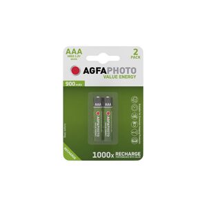 Agfaphoto uppladdningsbara AAA batteri 2-pack