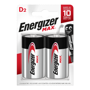 Energizer MAX D/LR20 batteri 2-pack