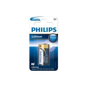 Philips CR123A Lithium batteri $$