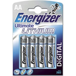 Energizer Ultimate Lithium AA-batteri, 4-pack