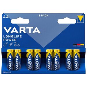 Varta AA/LR6 Longlife Power Alkaline (1,5V) 8-Pack