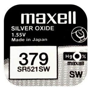 Maxell SR521SW silveroxidbatteri 379