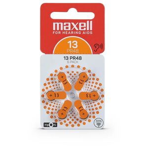 Maxell 13 hörapparatsbatteri 6-pack