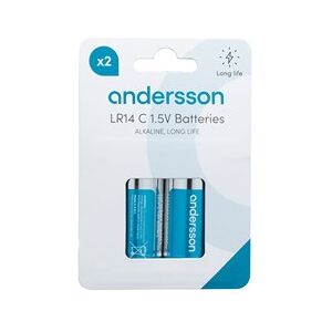 Andersson LR14 C Long Life Alkaline 2pcs