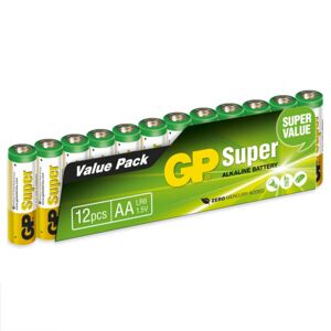 GPBM AA-Batterier 12-pack GP Super Alkaline