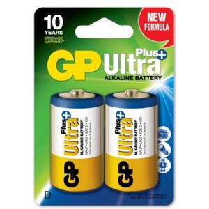 GP Batteries GP Ultra Plus Alkaline D-Batteri 13AUP/LR20 2-pack