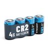 ABSINA 4 x CR2 3 V litiumbatteri för kamera, fotoapparat och mycket mer – CR2-batteri läckagesäker och med lång hållbarhet – CR2-batteri med 800 mAh – batterier CR2, CR 2-batterier, CR2-batterier