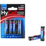 HyCell uppladdningsbart batteri Mignon AA 2700 mAh NiMH utan minneseffekt 4-pack fotobatteri digitalkamera leksaksbatteri