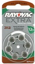 Rayovac Extra Hörapparats batteri Nr 312 6 st/paket