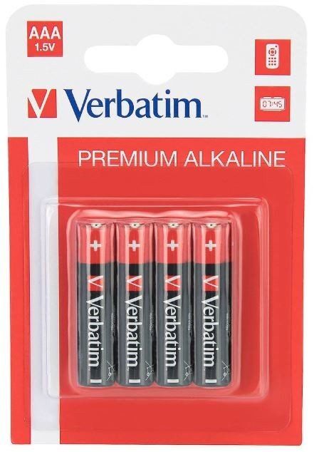 Verbatim 4-pack AAA-batterier