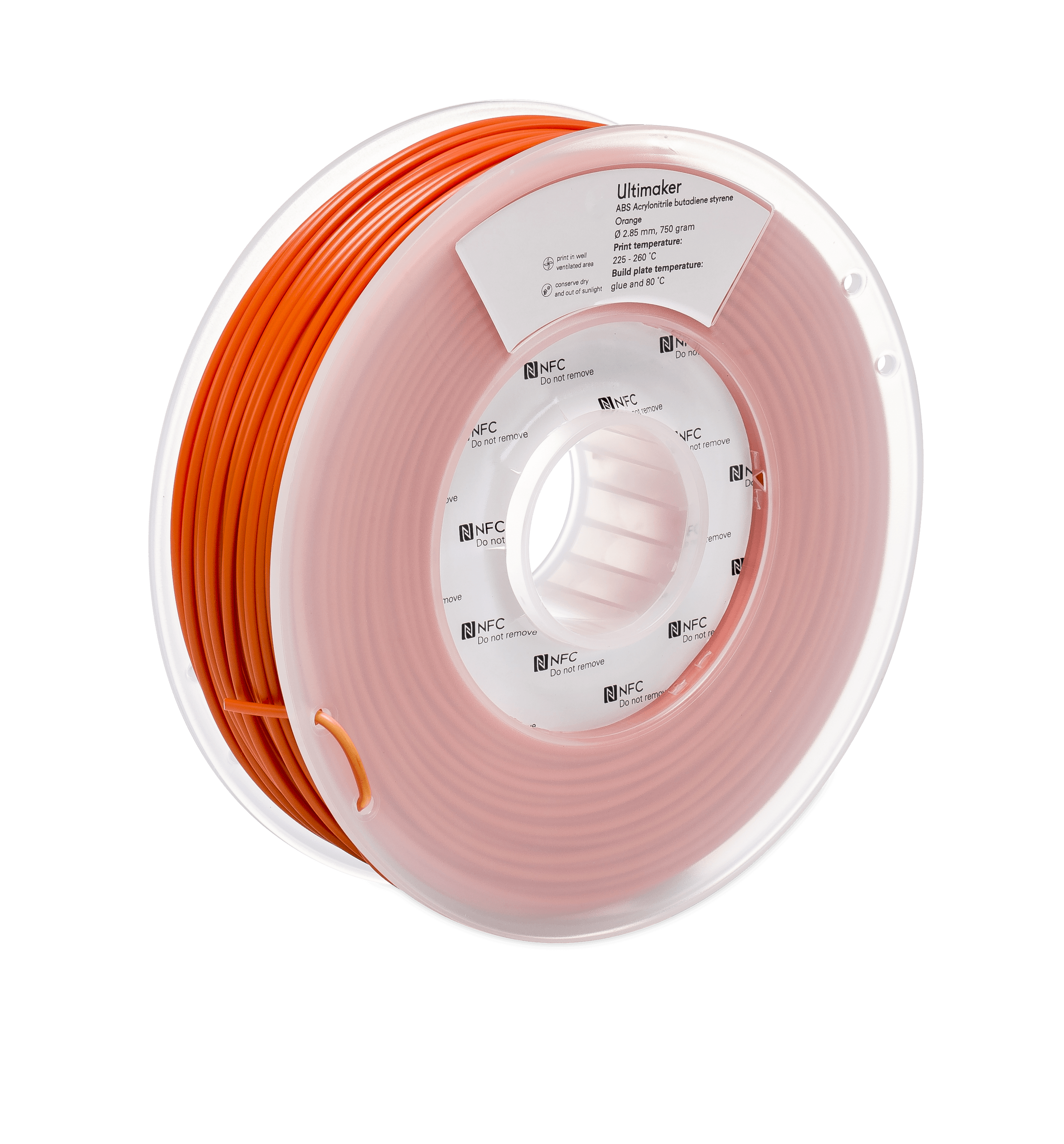 Ultimaker ABS - 2.85 mm - 750 g - Orange