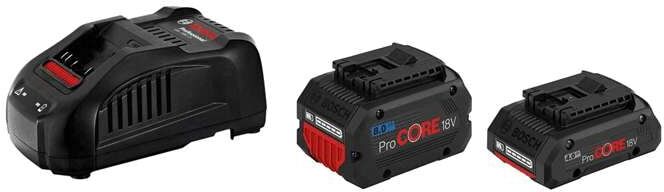 Bosch Batteriset 18v Procore 1x4/1x8ah Gal 1880