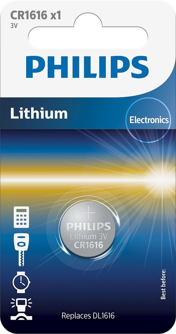 Philips Battericell Lithium Cr1616