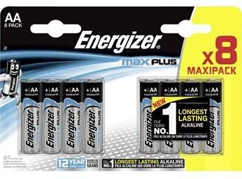 Energizer Batteri ENERGIZER Max Plus AA 8/FP