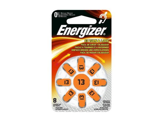 Energizer Batteri Energizer Hörsel 13 Orange, 8/fp