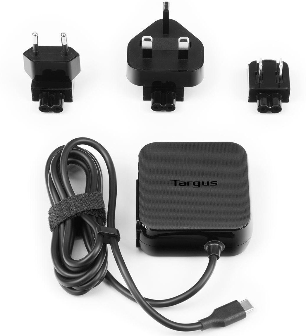 Targus Universal - Strömadapter - 45 Watt - 3 A (USB-C) - svart