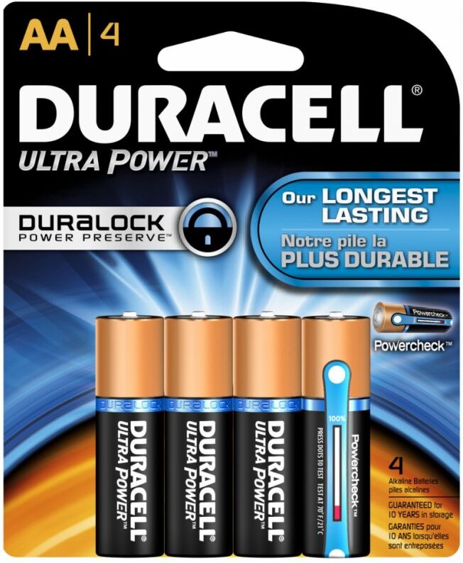 Duracell AA Duralock Ultra 4 st Batterier