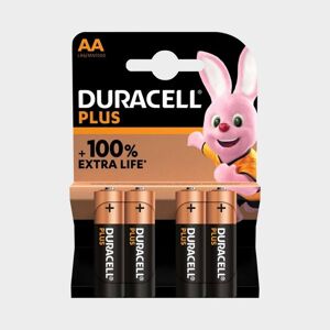 Duracell Aa Plus Batteries (Pack Of 4) - Black, Black One Size